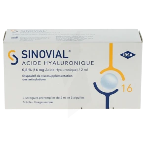 Sinovial Solution Injectable 3 Seringues/2ml + Aiguille