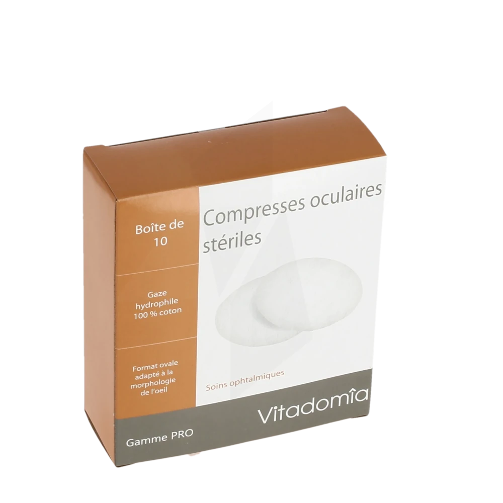 Vitadomia Compr Oculaire Stérile Gaze B/10