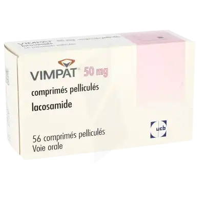 VIMPAT 50 mg, comprimé pelliculé