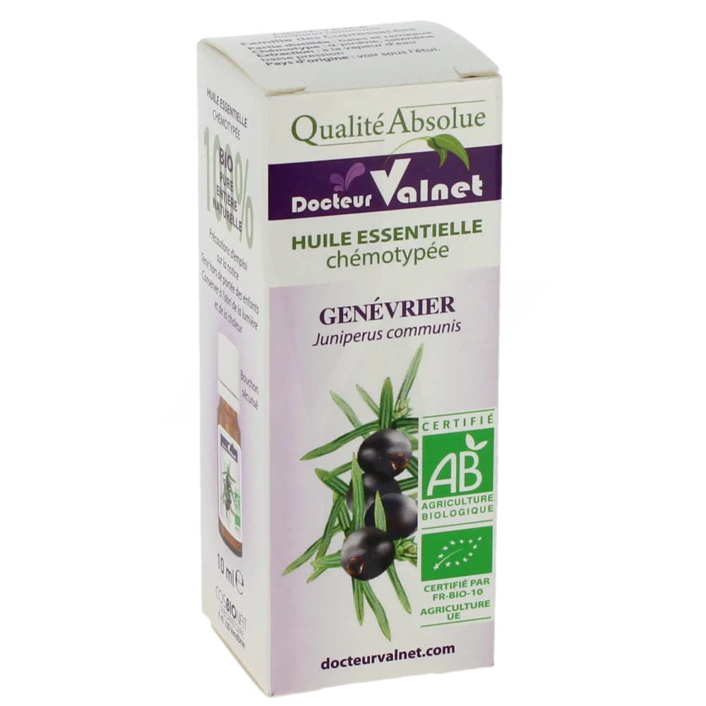 Docteur Valnet Huile Essentielle Bio, Genevrier 10ml