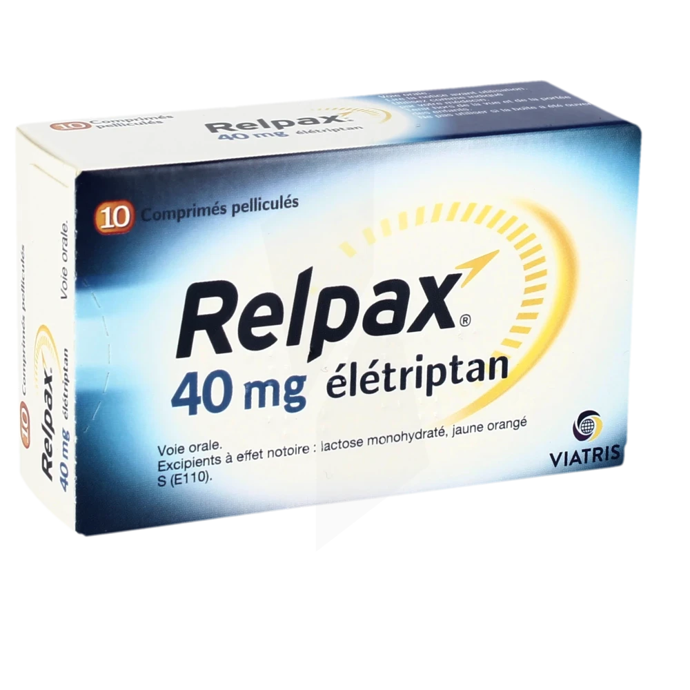 Relpax 40 Mg, Comprimé Pelliculé