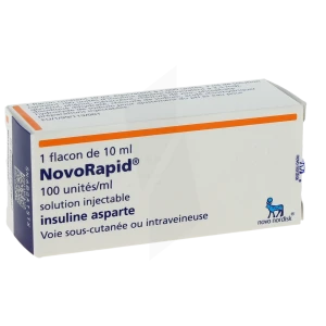 Novorapid 100 Unités/ml, Solution Injectable