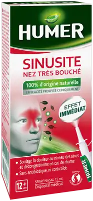 Humer Sinusite Solution Nasale Spray/15ml à ESSEY LES NANCY