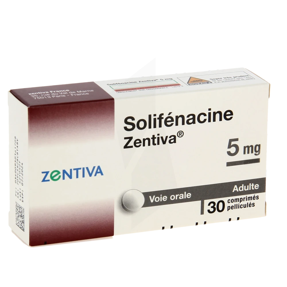 Solifenacine Zentiva 5 Mg, Comprimé Pelliculé