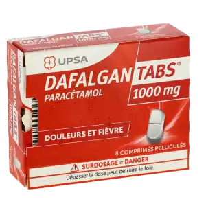 Dafalgantabs 1000 Mg, Comprimé Pelliculé à CHASSE SUR RHÔNE