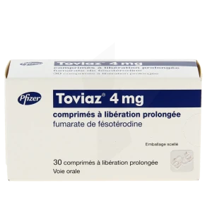 Toviaz 4 Mg, Comprimé à Libération Prolongée