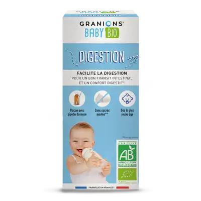 Granions Baby Bio Digestion Solution Buvable Fl/125ml à BIGANOS