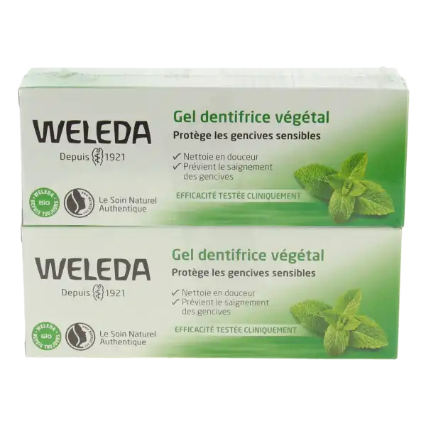Weleda Soins Bucco-dentaires Gel Dentifrice Végétal 2t/75ml
