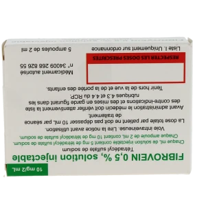 Fibrovein 0,5 %, Solution Injectable