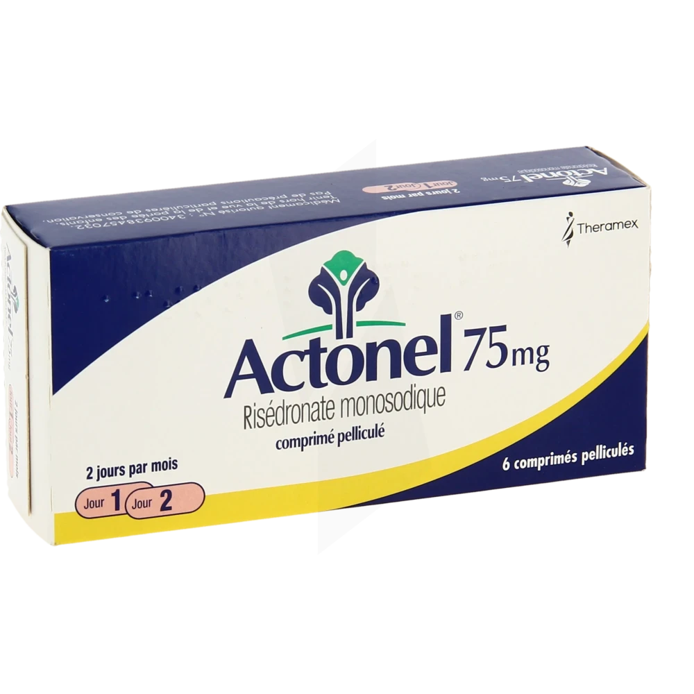 Actonel 75 Mg, Comprimé Pelliculé