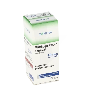 Pantoprazole Zentiva 40 Mg, Poudre Pour Solution Injectable