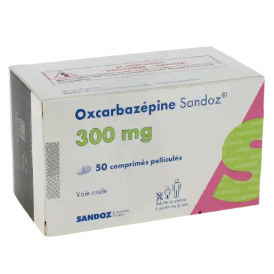 OXCARBAZEPINE SANDOZ 300 mg, comprimé pelliculé