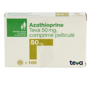 Azathioprine Teva 50 Mg, Comprimé Pelliculé
