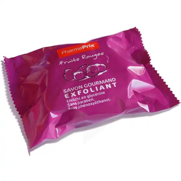 Savon Gourmand exfoliant fruits rouges