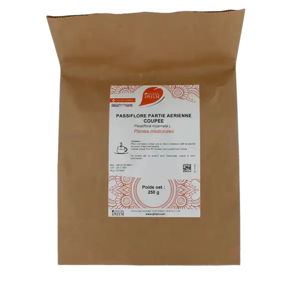 Iphym Santé Passiflore Plantes En Vrac Entières Et Coupées 250g