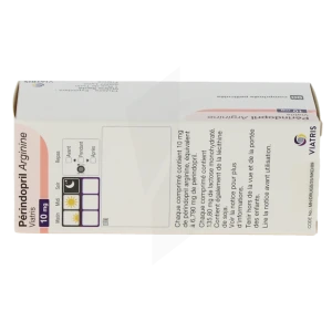 Perindopril Arginine Viatris 10 Mg, Comprimé Pelliculé