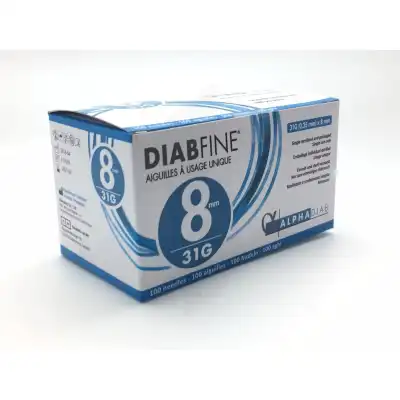 Diabfine Aiguille Pour Stylo Injecteur 31gx8mm B/100 à ST-ETIENNE-DE-TULMONT
