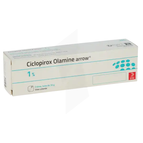 Ciclopirox Olamine Arrow 1%, Crème