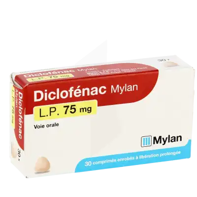 DICLOFENAC VIATRIS LP 75 mg, comprimé enrobé à libération prolongée