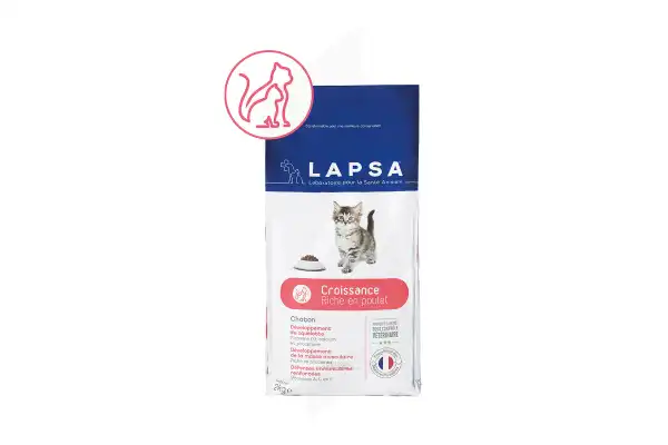 Lapsa Croissance Croquettes Chaton Toutes Races Sachet/2kg