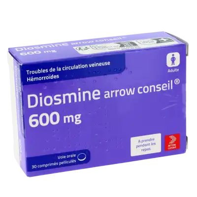 Diosmine Arrow Conseil 600 Mg, Comprimé Pelliculé à Beauzelle