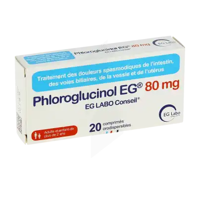 Phloroglucinol Eg 80 Mg, Comprimé Orodispersible à MONTAIGUT-SUR-SAVE