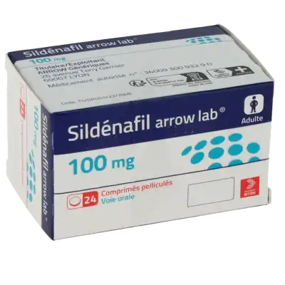 Sildenafil Arrow Lab 100 Mg, Comprimé Pelliculé à MONSWILLER