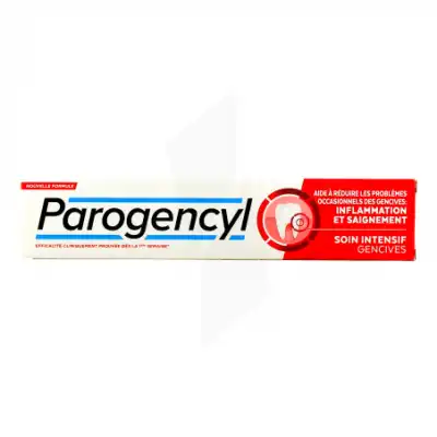 Parogencyl Pâte Dentifrice Soin Intensif Gencives Menthe T/75ml à Abbeville