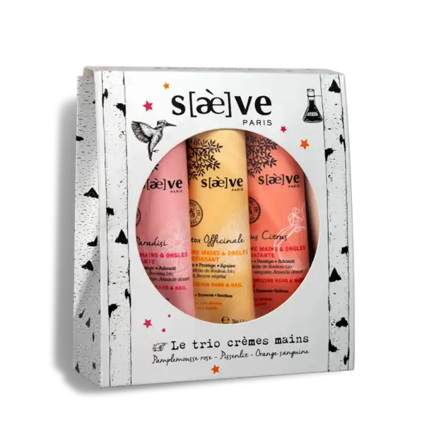 Saeve Coffret Trio – Crèmes Mains & Ongles