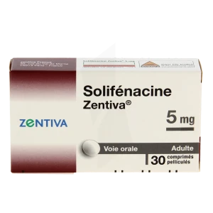 Solifenacine Zentiva 5 Mg, Comprimé Pelliculé