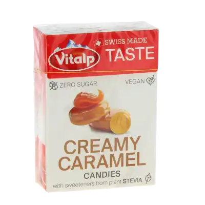 Vitalp Bonbons Sans Sucre Creamy Caramel 25 G à Saint-Médard-en-Jalles