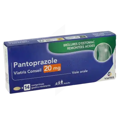 Pantoprazole Viatris Conseil 20 Mg, Comprimé Gastro-résistant à Blaye