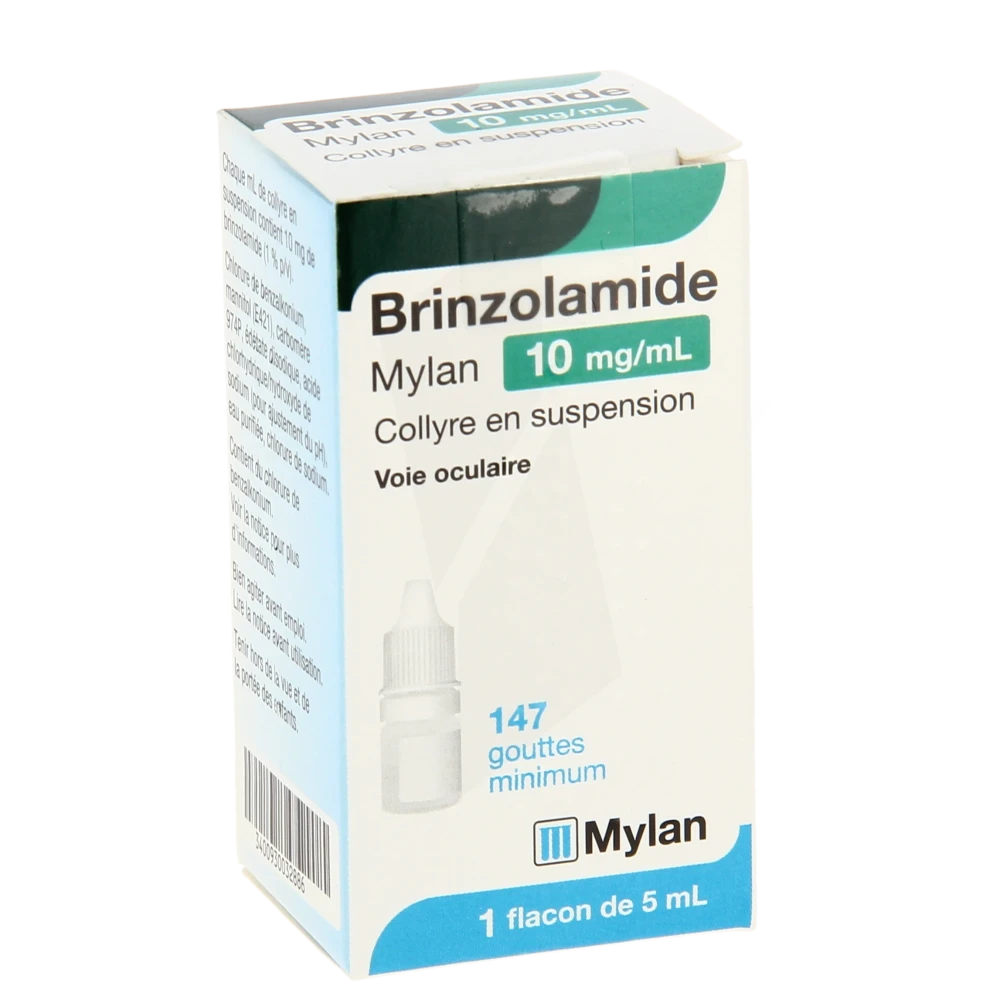 Brinzolamide Viatris 10 Mg/ml, Collyre En Suspension