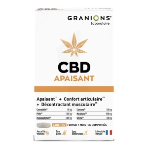 Granions Cbd Cpr Apaisant Muscles Articulations B/30