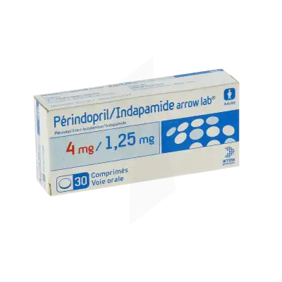 PERINDOPRIL/INDAPAMIDE ARROW LAB 4 mg/1,25 mg, comprimé