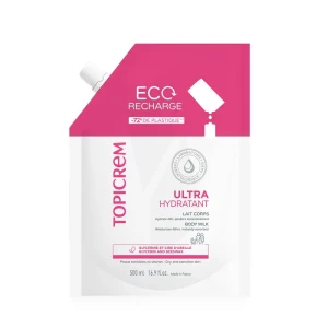 Topicrem Ultra-hydratant Lait Corps Eco-recharge/500ml