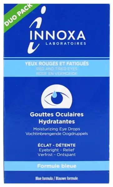 Innoxa Gouttes Formule Bleue Eco Pack Solution Oculaire 2fl/10ml