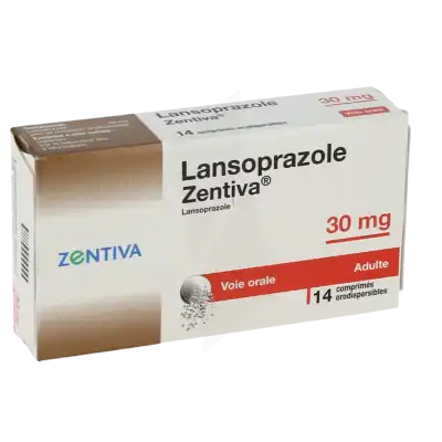 Lansoprazole Zentiva 30 Mg, Comprimé Orodispersible à Bordeaux