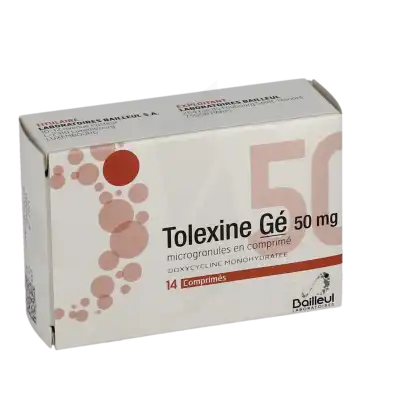 Tolexine 50 Mg, Microgranules En Comprimé à Paris