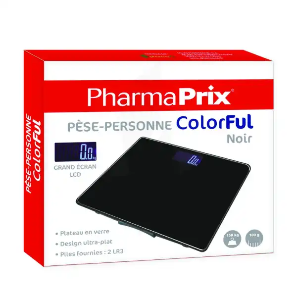 Pèse Personne Colorful Noir