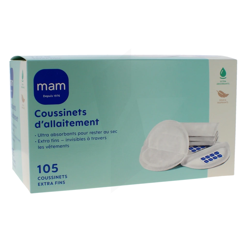 Mam Coussinet D'allaitement Boîte De 105