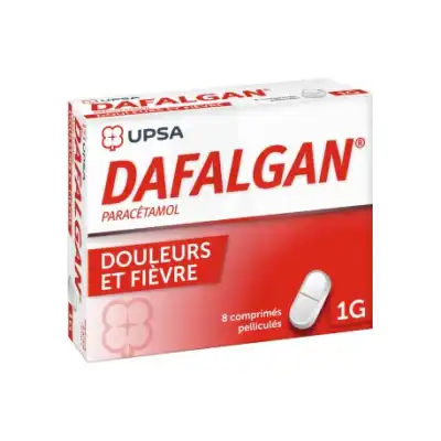 Dafalgan 1000 Mg Comprimés Pelliculés Plq/8 à Bordeaux