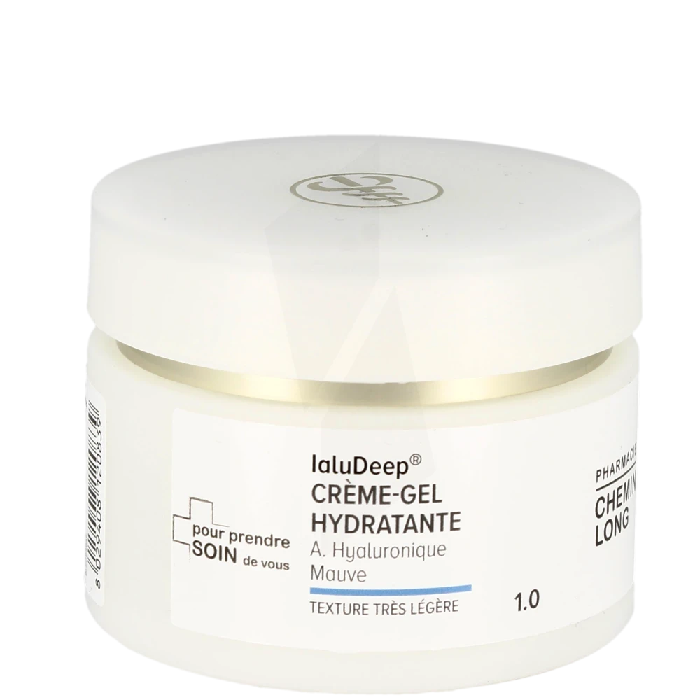 Unifarco Crème-gel Hydratante Acide Hyaluronique Et Mauve Texture Très Légère 50ml