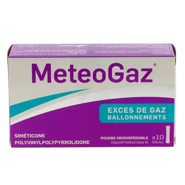 Meteogaz Poudre Orodispersible 10 Sticks