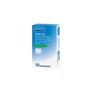 Alvita Border Lite Pansements Hydrocellulaire 6x12cm B/10