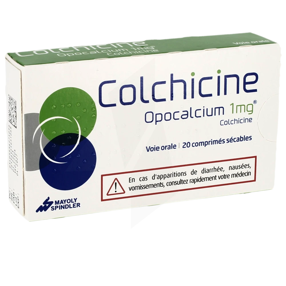 Colchicine Opocalcium 1 Mg, Comprimé Sécable