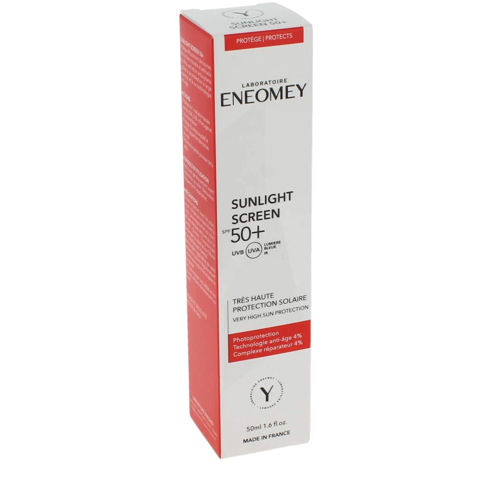 Eneomey Sunlight Screen 50+ Très Haute Protection Solaire Fl Airless/50ml