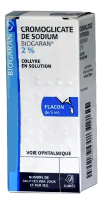 Cromoglicate De Sodium Biogaran 2%, Collyre En Solution à Poitiers