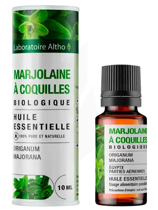 Laboratoire Altho Huile Essentielle Marjolaine Coquille Bio 10ml