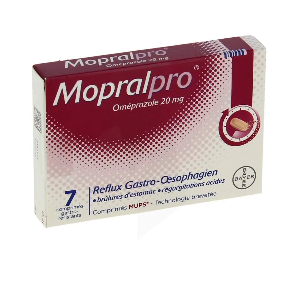 Mopralpro 20 Mg Cpr Gastro-rés Film/7